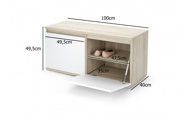 Garderobe ESTER 2 Grafit